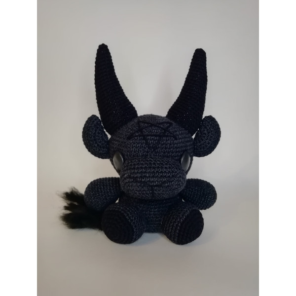 Krampus ornament, Total black Phillip toy