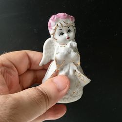 Guardian Angel with Lamb Figurine | Russian unique ceramic Figurine, Sculpture, porcelain |
