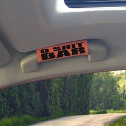 the o shit bar. drivers want it. passengers need it.