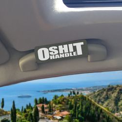 The O SHIT HANDLE.  Drivers Want It. Passengers Need It.