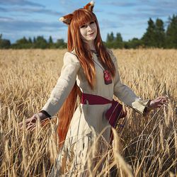 Spice and Wolf anime Holo cosplay linen dress - Made to order