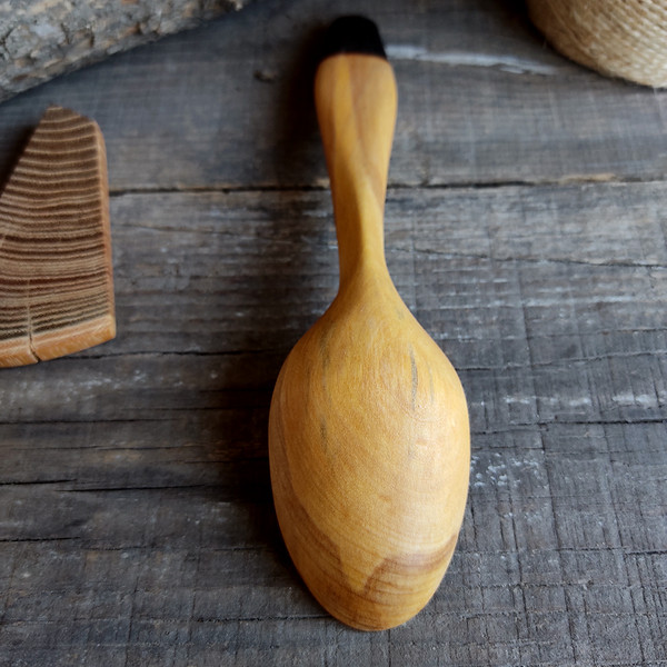 Handmade wooden spoon from birch wood - 06