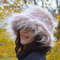 Faux fur bucket hat. Festival fuzzy hat. Pink furry hat. Fluffy  silvery pink hat. Rave bucket hat. Fake fur bucket hat.