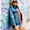 hand painted women jacket-jean jacket-denim jacket-girl fabric clothing-designer art-wearable art-custom clothes7.jpg