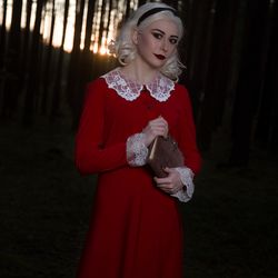 chilling adventures of sabrina cosplay dress - made to order