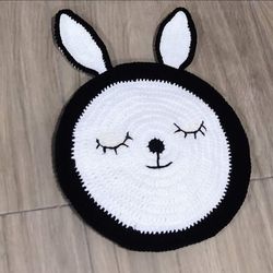 Cat bed crochet, rabbit crochet