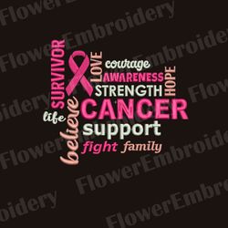Breast cancer embroidery design Awareness cancer embroidery design Brother embroidery designs Machine embroidery design