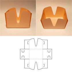 burger holder template, burger box template, hamburger holder, cheeseburger holder, svg, pdf, cricut, silhouette, 8.5x11
