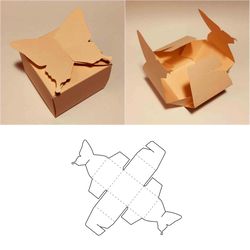 butterfly box template, butterfly gift box, beautiful gift box, romantic gift box, svg, pdf, cricut, silhouette, 8.5x11