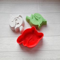 shark bath bomb mold stl file for 3d printing