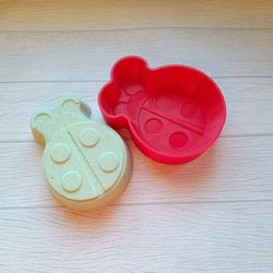 ladybug bath bomb mold stl file for 3d printing