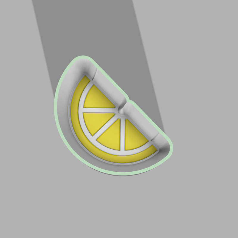 Lemon One-piece Bath Bomb Mold STL File