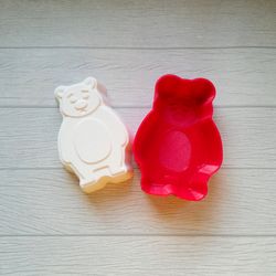 bear bath bomb mold stl file for 3d printing