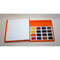 set of watercolors in a pochade box