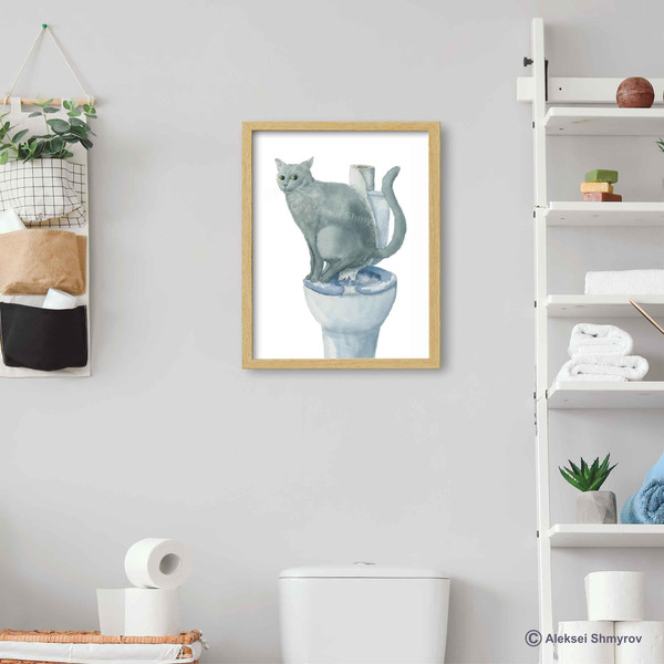 British Cat Print Cat Decor Cat Art Home Wall-126.jpg