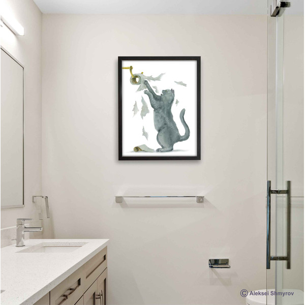 British Cat Print Cat Decor Cat Art Home Wall-134.jpg
