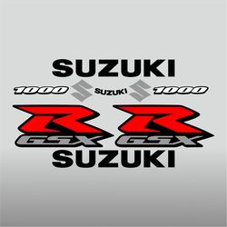 Graphic vinyl decals for Suzuki GSX-R 1000 motorcycle 2007-2008 bike stickers handmade
