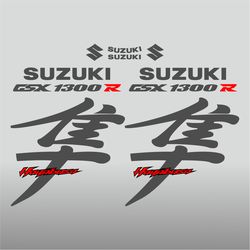 Graphic vinyl decals for Suzuki GSX-R 1300 Hayabusa motorcycle 1992-2007 bike stickers handmade