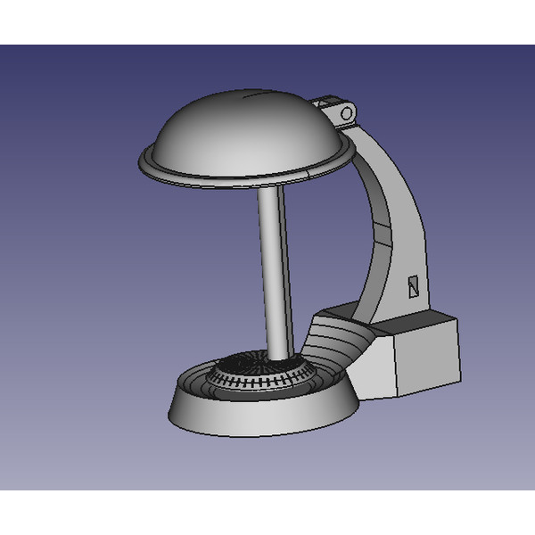 3d model of an aquarium stand with a lid