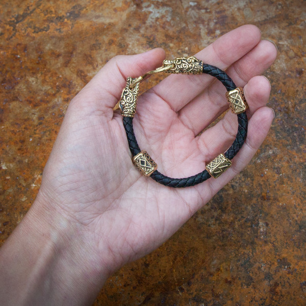 pagan-leather-bracelet