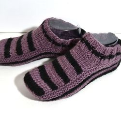 knitted socks handmade bed knit slippers handknitted crochet handmade socks