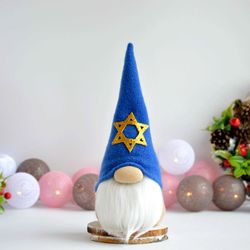Jewish Gnome - Hanukkah Gnome Star of David Gnome