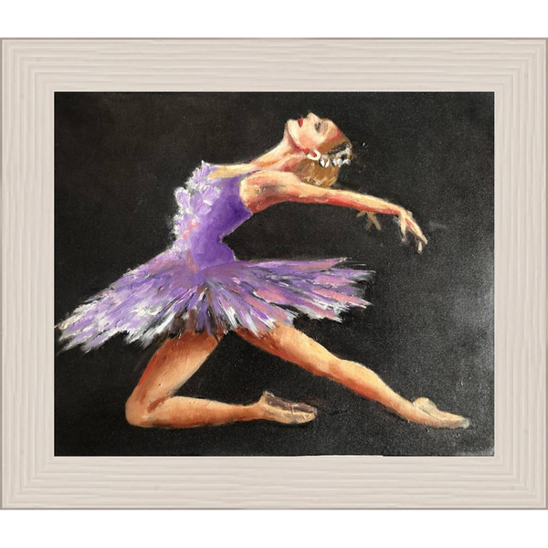 ballerina framed painting