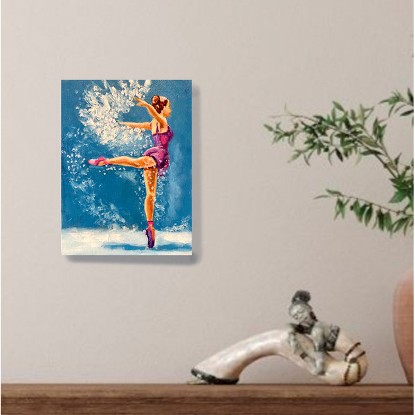 ballerina oil on canvas