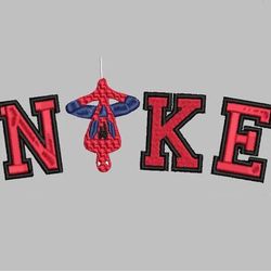 Web-Slinger Chic-Elevate Your Wardrobe with our Spiderman-Inspired Embroidered Nike Logo