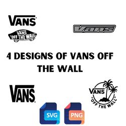 Step into Style-VANS Logo Design in SVG and PNG Bundle