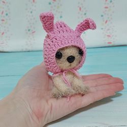 Blythe Friend, Sloth Stuffed Animal, Baby sloth crochet pattern