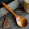 Handmade wooden spoon from natural apricot wood - 02