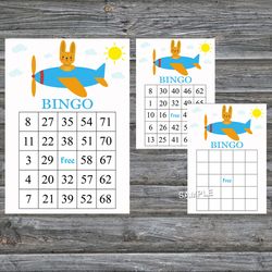 Toy aircraft bingo cards,Toy aircraft bingo game,Toy aircraft printable bingo cards,60 Bingo Cards,INSTANT DOWNLOAD--196