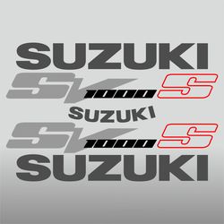 Graphic vinyl decals for Suzuki SV 1000 motorcycle 2003-2008 bike stickers handmade