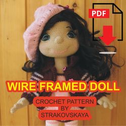 TUTORIAL: Long legged Doll crochet pattern, size 40-50cm