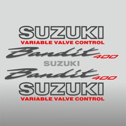 Graphic vinyl decals for Suzuki Bandit 400 motorcycle 1989-1994 bike stickers handmade