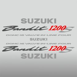 Graphic vinyl decals for Suzuki Bandit 1200S motorcycle 1995-2006 bike stickers handmade