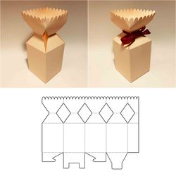 cracker box template, candy box, christmas cracker box, christmas candy box, candy shaped box, svg, pdf, cricut