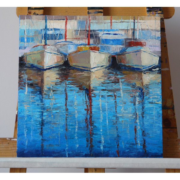 sailboats oil impasto painting.jpg