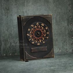 Personalized notebook A6 Astrology Sign Wicca book of shadows Zodiac journal Occult book Witch spell book Alchemy Witch