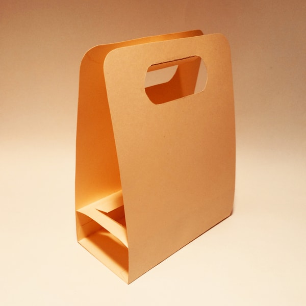 Box with handle template, square box, cube box, favor box, g - Inspire ...