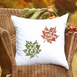 Maple Leaf machine embroidery design 3 sizes DIGITAL files
