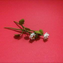 Flowers for decoration of the dollhouse and roombox. Lotus flowers.1:12 scale.