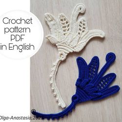 Antique bud flower crochet pattern , crochet  tutorial , diy crochet , crochet pattern , irish lace motifs pattern