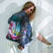 hand painted women jacket-jean jacket-denim jacket-girl fabric clothing-designer art-wearable art-custom clothes 10.jpg