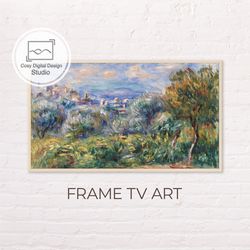 samsung frame tv art | 4k pierre auguste renoir vintage landscape art for the frame tv | oil paintings