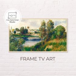 Samsung Frame TV Art | 4k Pierre Auguste Renoir Vintage Landscape Art For The Frame TV | Oil paintings