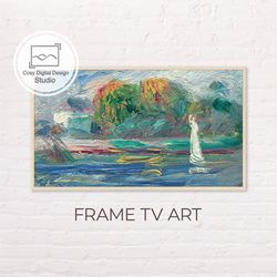 Samsung Frame TV Art | 4k Auguste Renoir Vintage Landscape Art For The Frame TV | Oil paintings