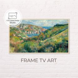samsung frame tv art | 4k auguste renoir vintage spring landscape art for the frame tv | oil paintings