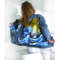 hand painted women jacket-jean jacket-denim jacket-girl fabric clothing-designer art-wearable art-custom clothes 6.jpg